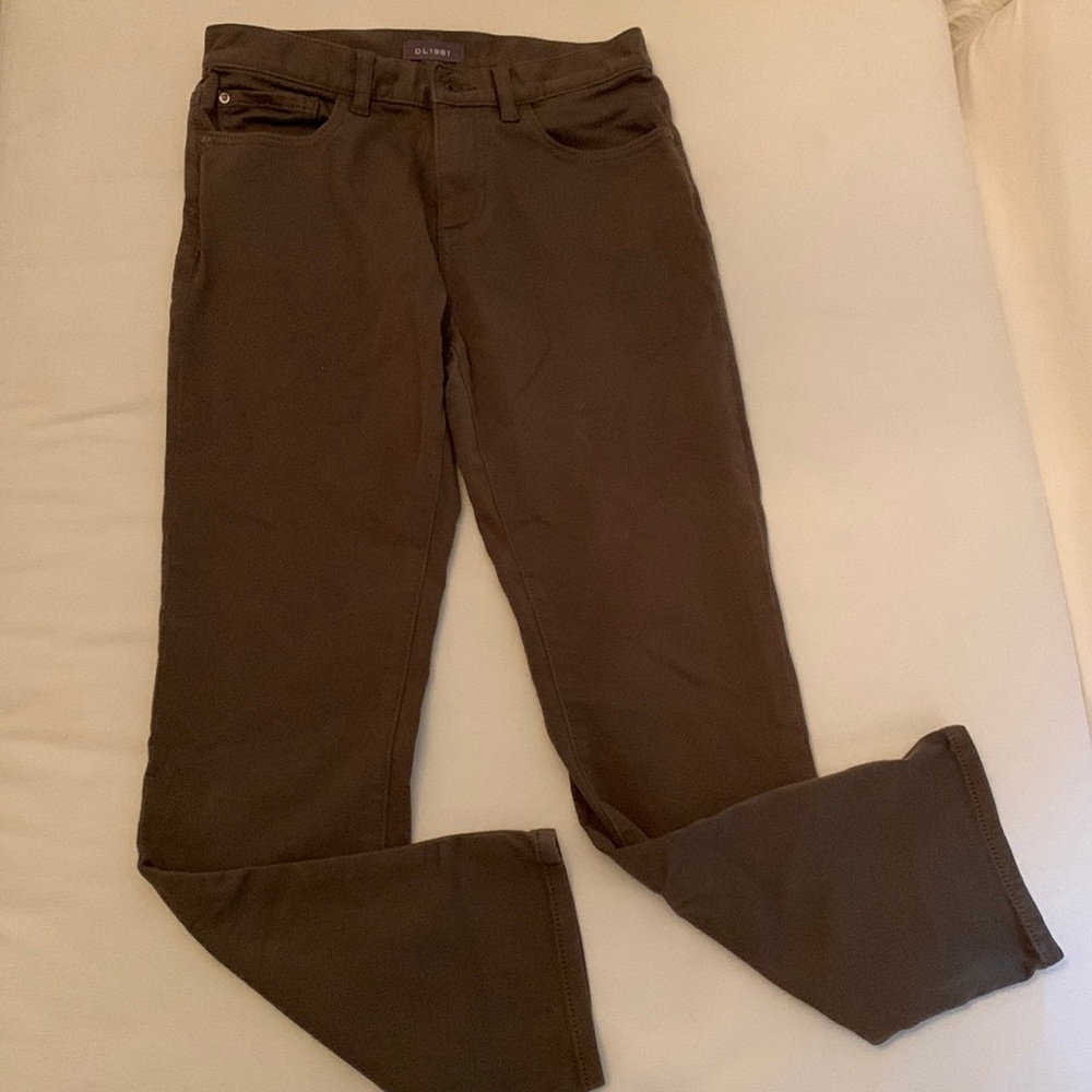 DL1961- Boys size 14. Dark olive green Jean. Perfect condition. Work once